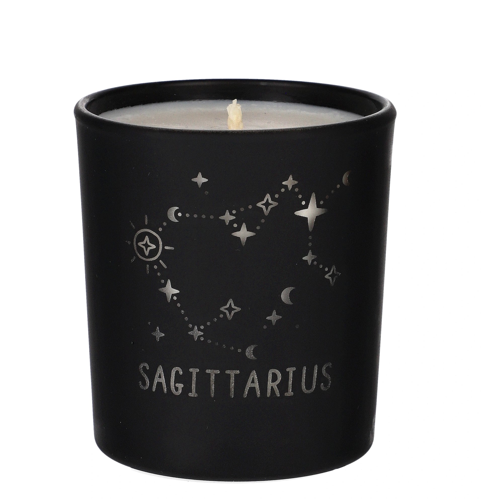 Sagittarius Zodiac Black Scented Candle – Original Wax UK